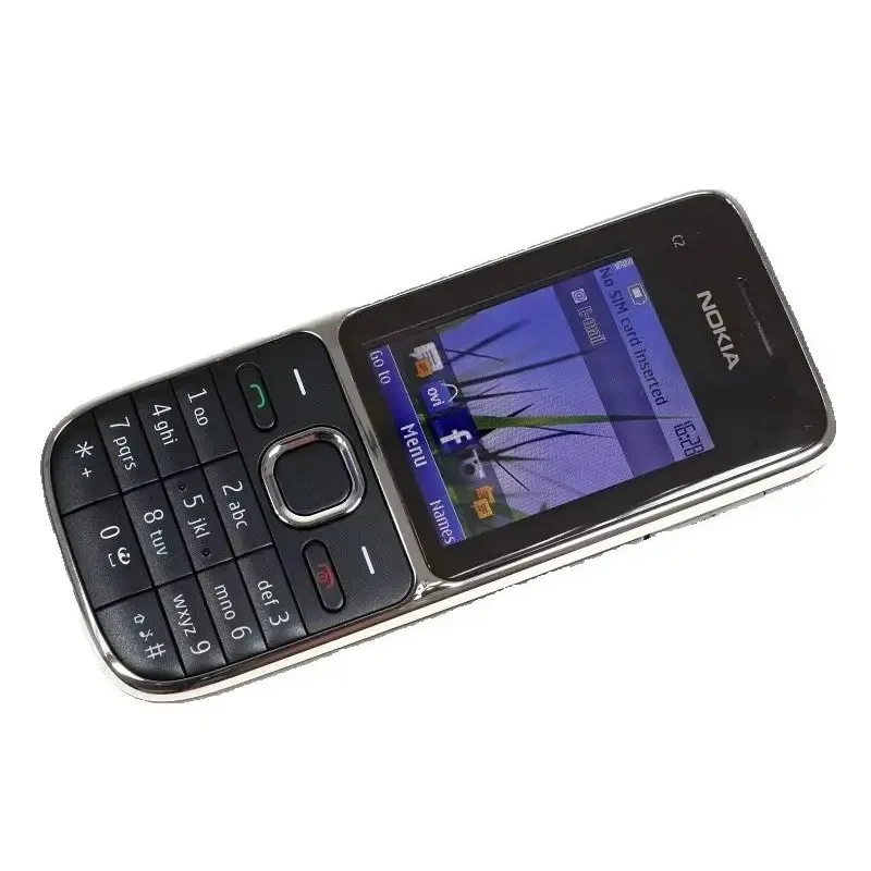 Nokia C2-01 Network Unlocked Mobile Phone 3.15MP Camera 3G  Multi Language Russian Arabic Hebrew Keypad Basic Cellphone view 3