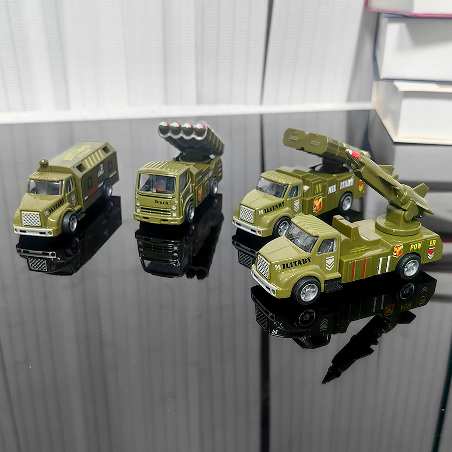 

Военная игрушечная модель автомобиля из сплава, имитационный дизайн, устойчивая к падению и играет, детская игрушечная модель в подарок, модель военного автомобиля