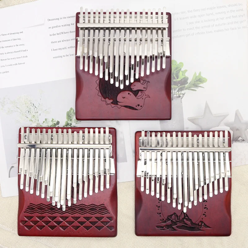 

34Tone Thumb Piano Retro Plate Kalimba Piano kalimbaFinger Piano Easy to Learn Portable Girl Musical Instrument