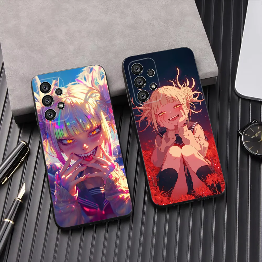 H-Himiko Toga Waifu  Phone Case For Samsung Galaxy A13,A21s,A22,A31,A32,A52,A53,A71,A80,A91 Soft Black Shell