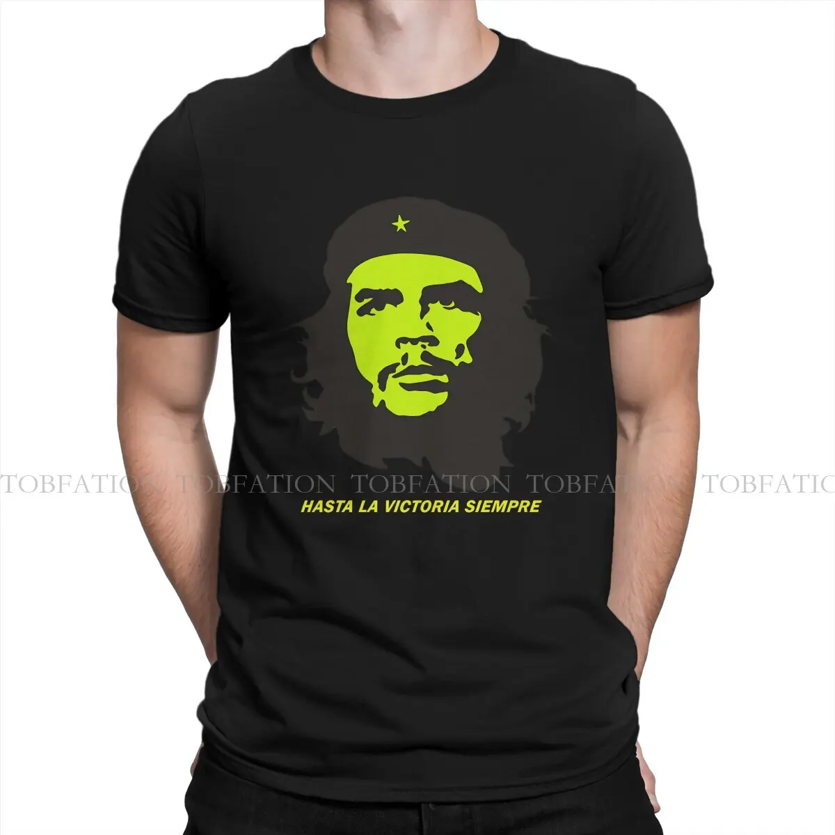 Che Guevara Hasta La Victoria Siempre Tshirt Loose Graphic T Shirt Vintage Hot Sale 100% Cotton O-Neck Men's Streetwear