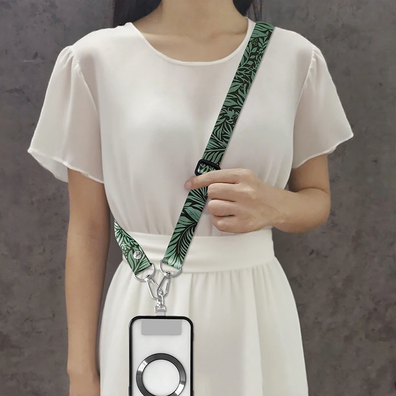 Crossbody الهاتف المحمول الحبل الرجعية الهاتف شنقا حبل الرقبة الأشرطة مكافحة خسر حزام قابل للتعديل طول جراب هاتف عالمي