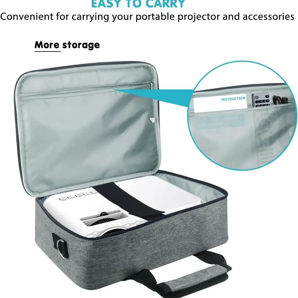 Portable Projector Storage Bag Universal Wear-resistant Projector Carrying Bag Large Capacity Simple Projector Protect Case