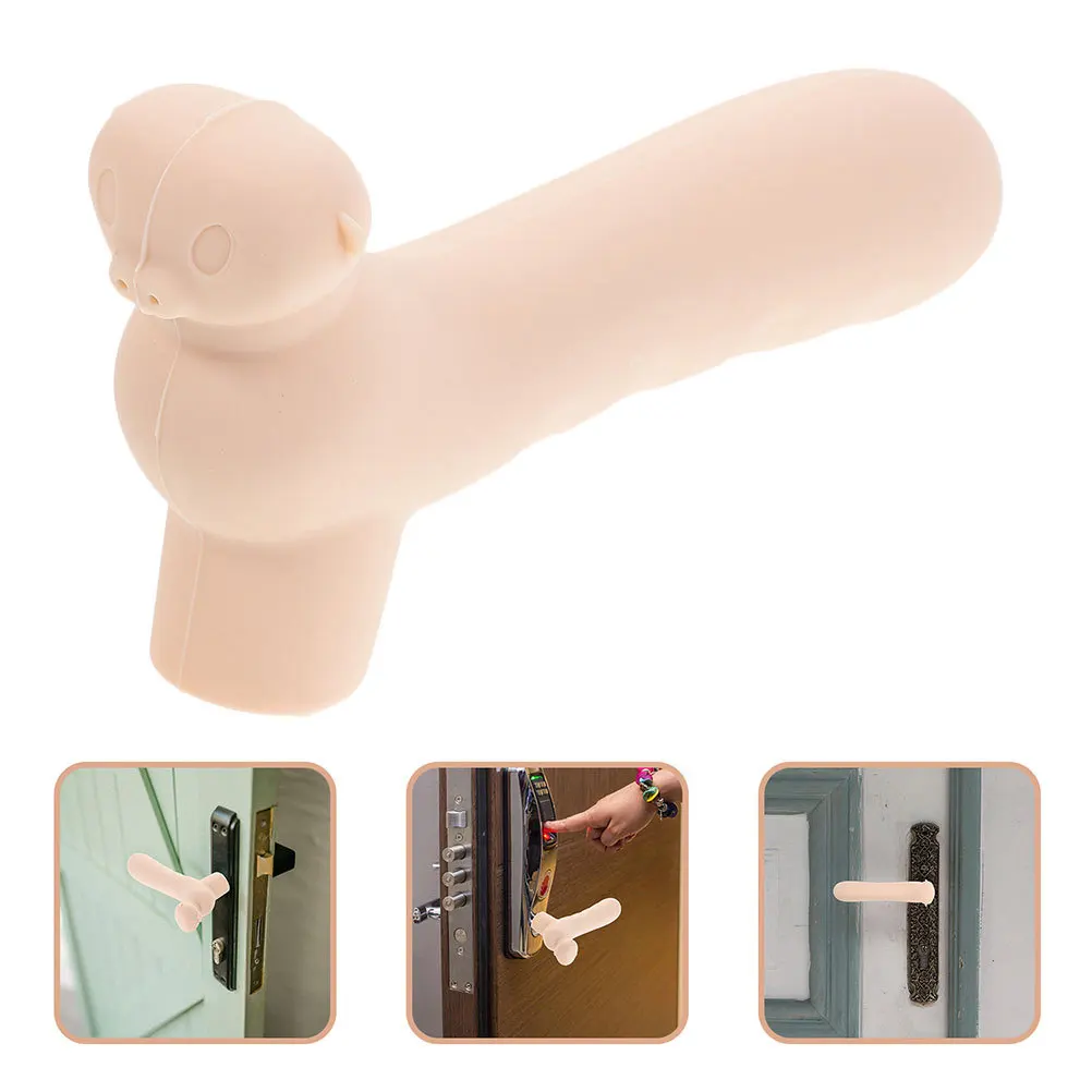 

4Pcs Silicone Door Handle Covers Childproof Safety Protectors Toddler Proof Door Knob Cushions Soft Bumper Easy Install