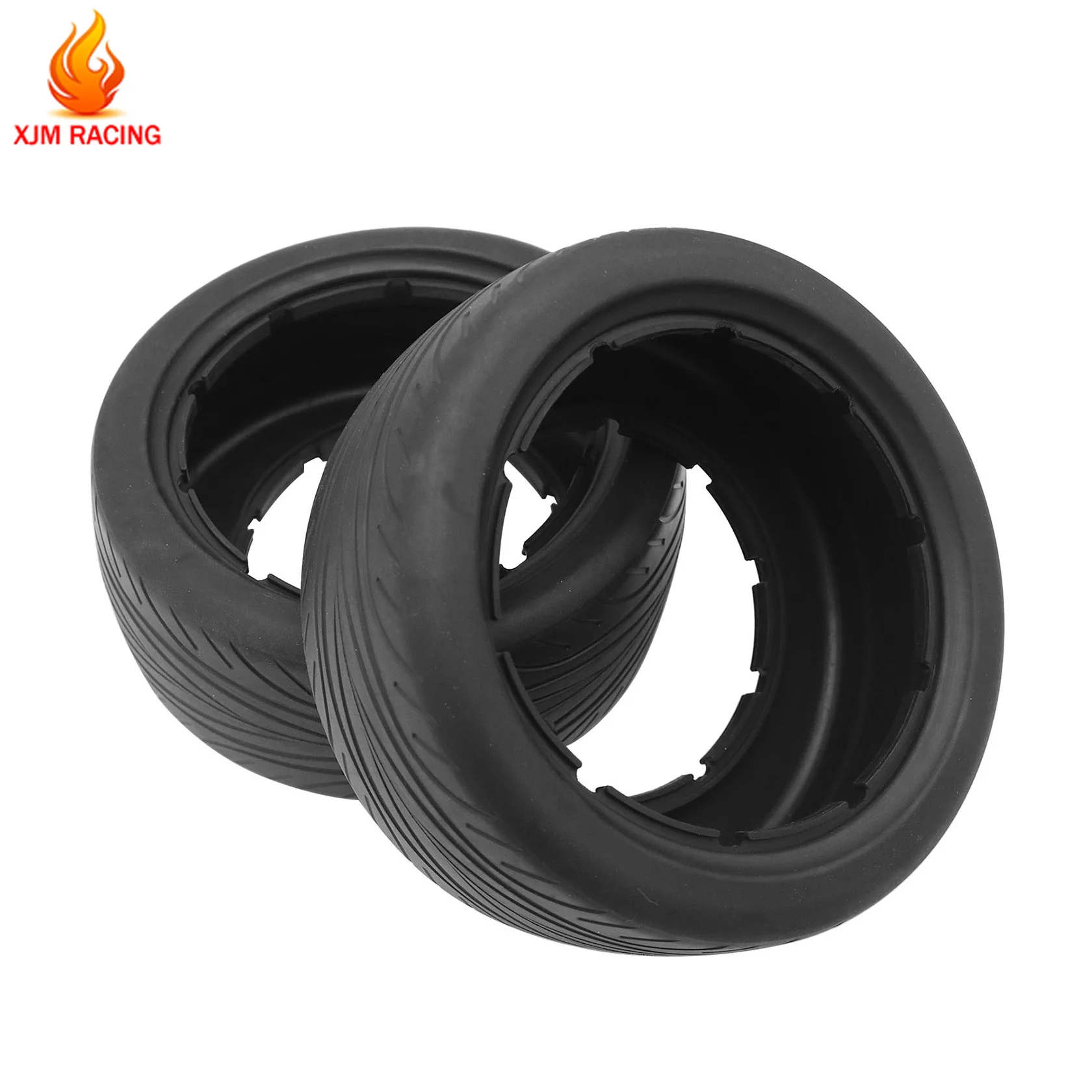 On-Road Tire Skin Kit for 1/5 Losi 5ive-T Rofun Rovan LT King Motor X2 Baja 4WD SLT Rc Car Racing Toys Parts