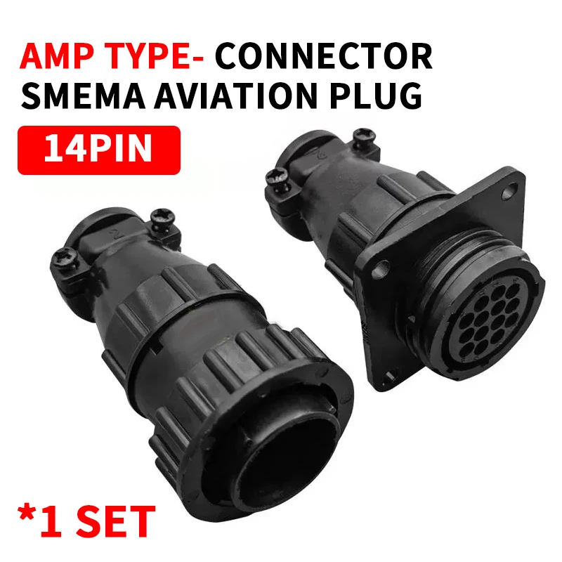 1 set connettore a spina per sensore automatico a 14 Pin AMP/TE tipo 182649-1 206043-1 per auto smeta, spina 14 P con Pin