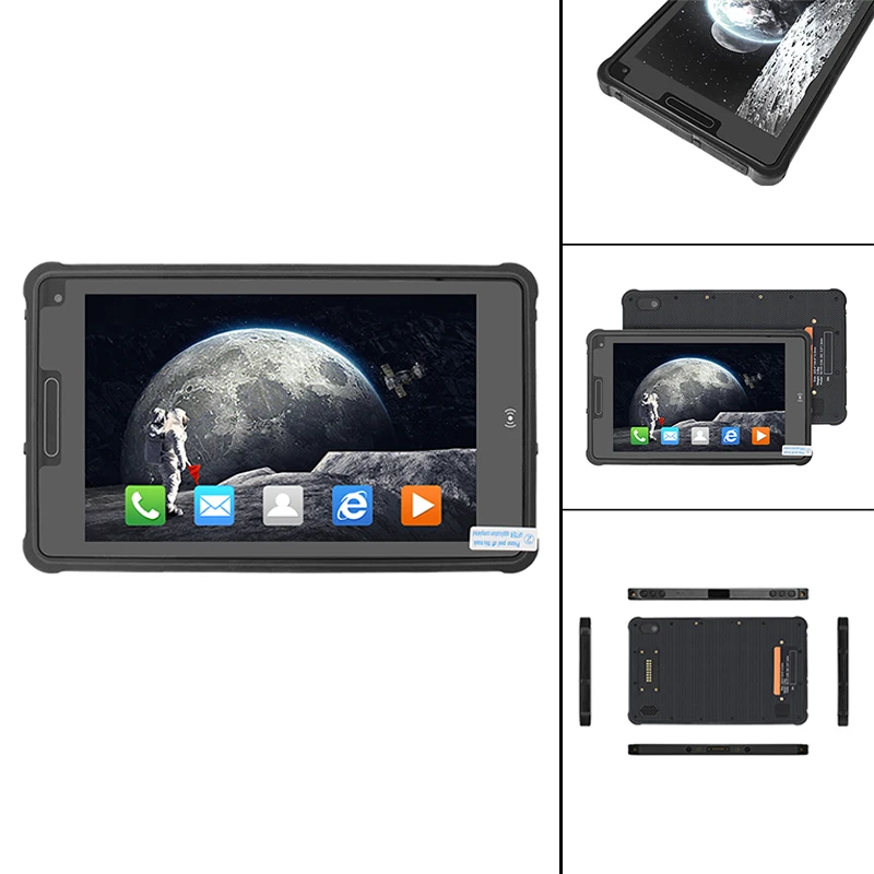 Sincoole 8 Inch Rugged Tablet Android 11 4GB RAM 64GB ROM 4G Tablet Compatible with 2D Scanner UHF