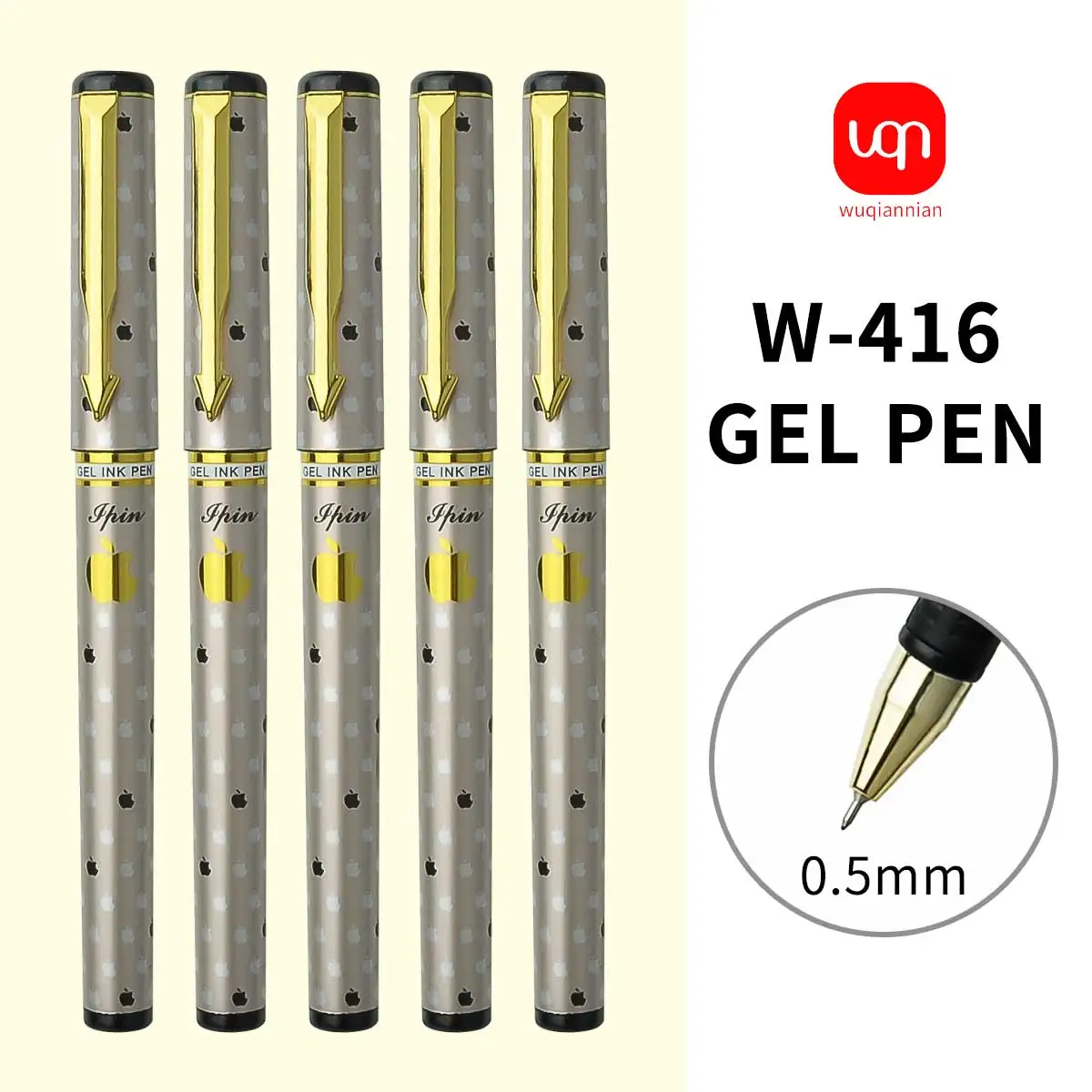 3/6pcs Classic Black Gel Pen 416 Half Needle Tube Office School Ballpoint Pen Accessories Stationery Gel Pen High Quality Ink