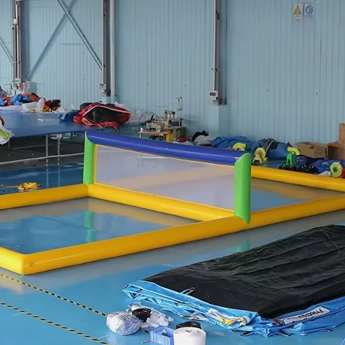 

33Ft Inflatable Beach Volleyball Net Court Water Party Swimming Volleyball Ball Poolpromote sales