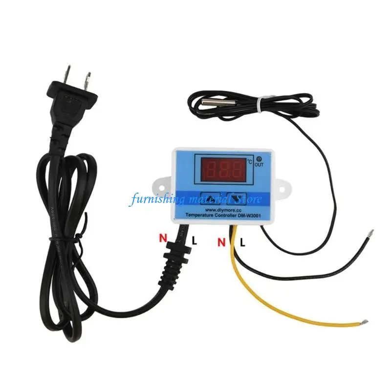 

Y5GD Digital Temperature Controller -50~110°C Thermostat Regulator 220V 12V 24V