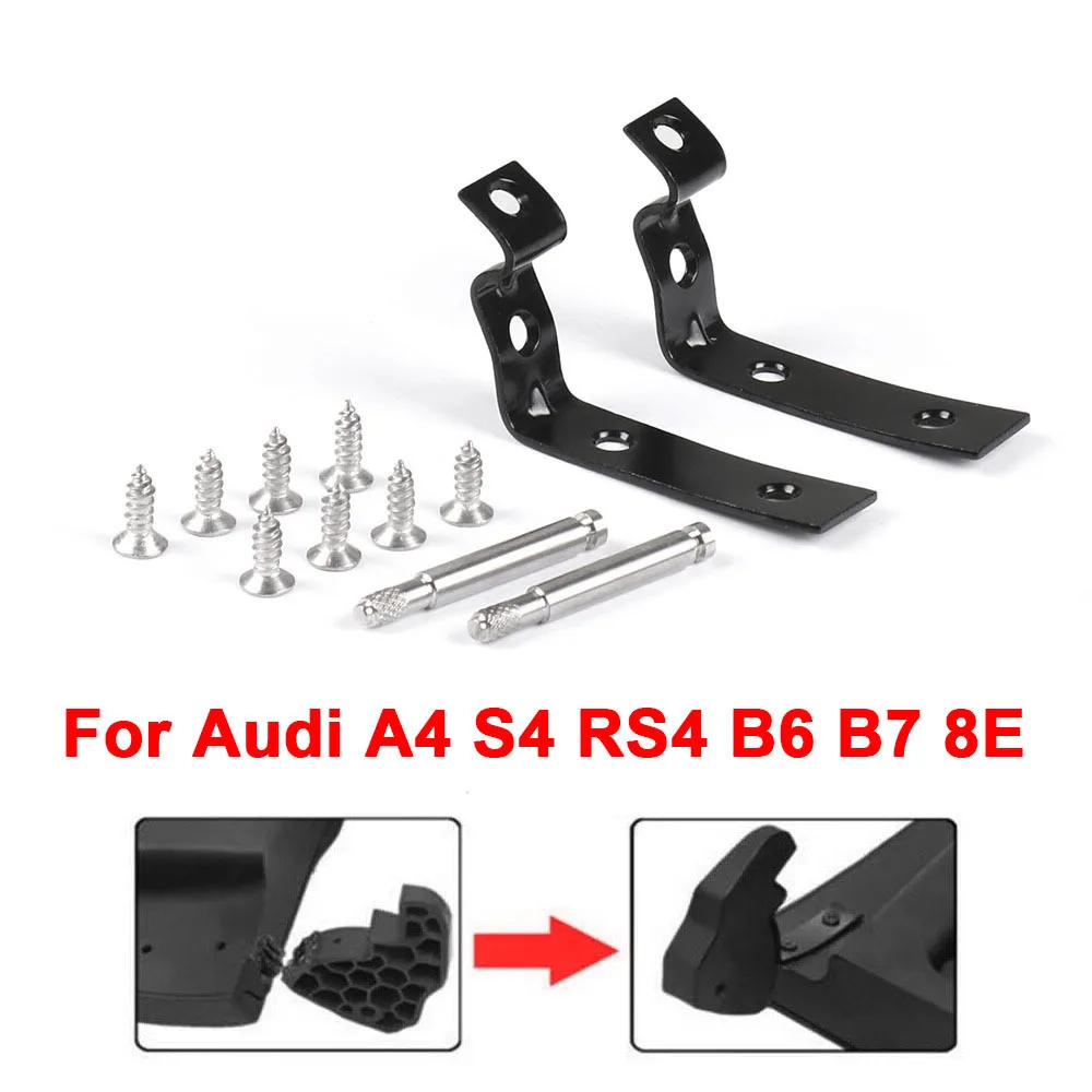 For Audi A4 S4 RS4 B6 B7 8E Glove Box Lid Hinge Snapped Repair Fix Kit Brackets 