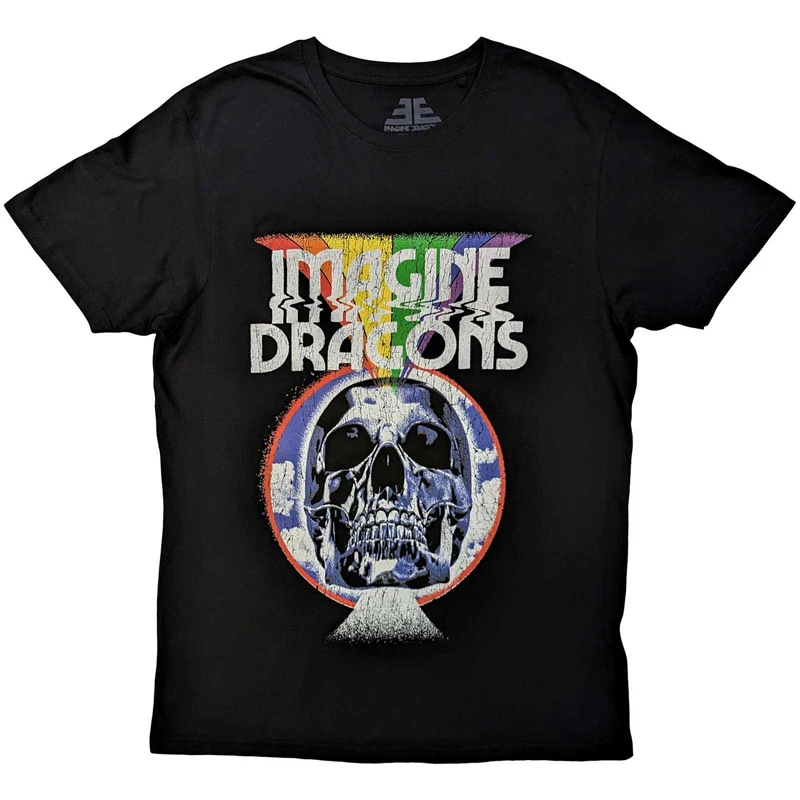 2025 classique Imagine Dragons bande T-Shirt Rock musique hommes femmes T-Shirt style décontracté à manches courtes T-Shirt couverture en coton vêtements d'été