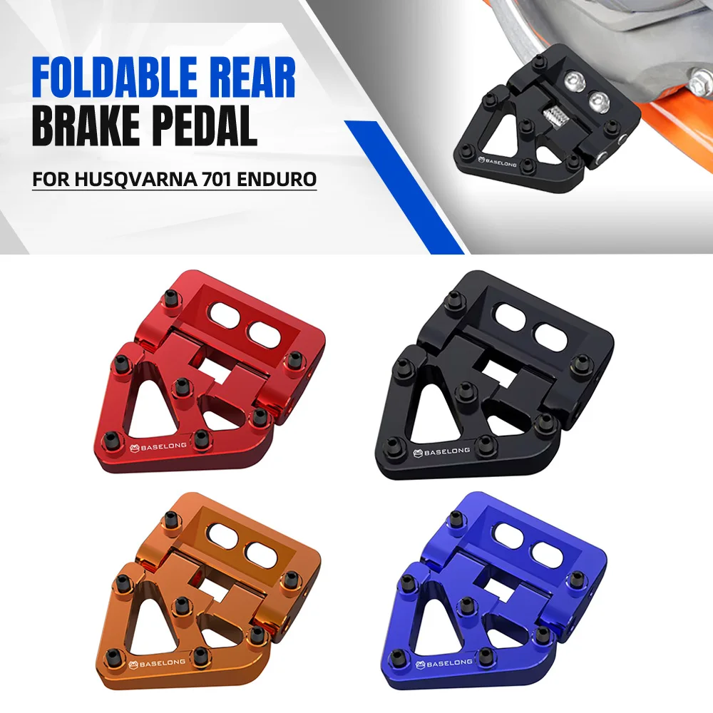 

Rear Brake Foldable Pedal Step Tip Plate For HUSQVARNA 701 ENDURO TE FE TX FX TC FC EXC EXCF SX SXF XC XCF 125 250 350 450 500