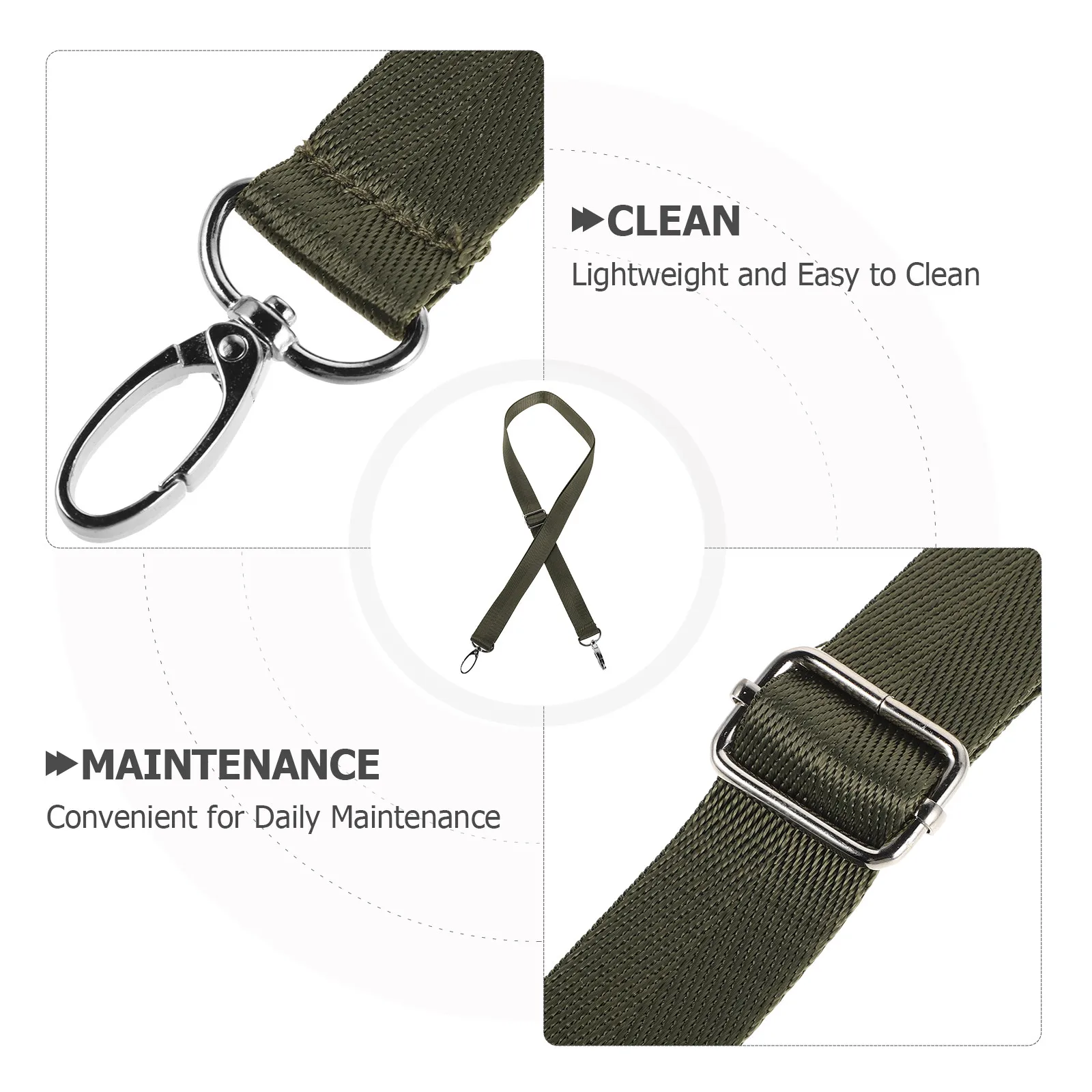 2Pcs Nylon Adjustable Horse Blanket Leg Straps Replacement Swivel Snap Secure Comfort Winter Rug Bands Horse Blanket Accessories