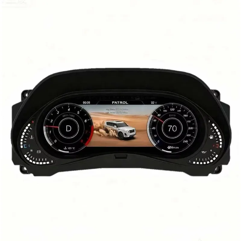 OEM Linux Car Digital Cluster for Patrol Y62 QX56 QX80 LHD RHD 2012-2023 Speedometer Dashboard Instrument