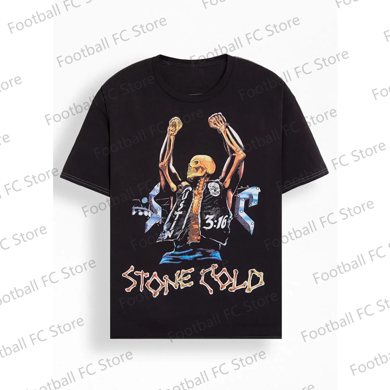 2024 New Arriavl Summer Wrestling Stone Cold Steve Austin Cotton t-shirt Fashion Jersey per bambini/adulti