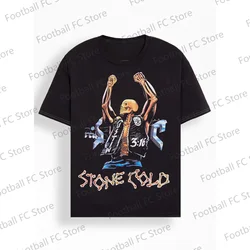 2024 New Arriavl Summer Wrestling Stone Cold Steve Austin Cotton t-shirt Fashion Jersey per bambini/adulti