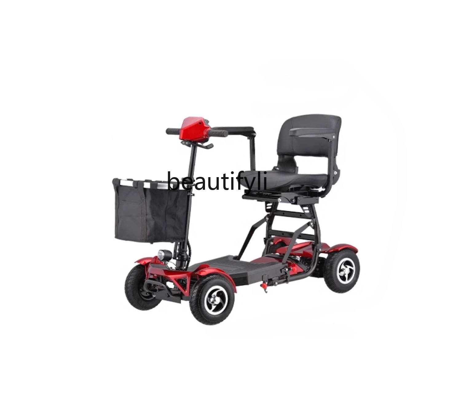 High-end elderly scooter lightweight new small elderly disabled folding four-wheel electric vehicle