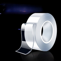 Nano Double-sided Tape High Adhesion Washable No Residue Magic Nanometer Tape Transparent Waterproof