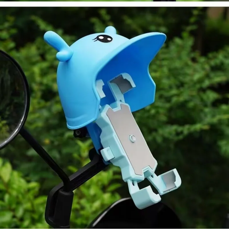 Motorcycle phone holder, small helmet, electric motorcycle rider phone holder, sunshade and waterproof  for Kawasaki motorcycle