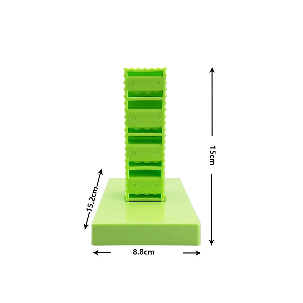 1Pc Plastic Teeth Tray Holders Dental Impression Tray Stand Three Layers Bracket Placement Case Dentistry Lab Material