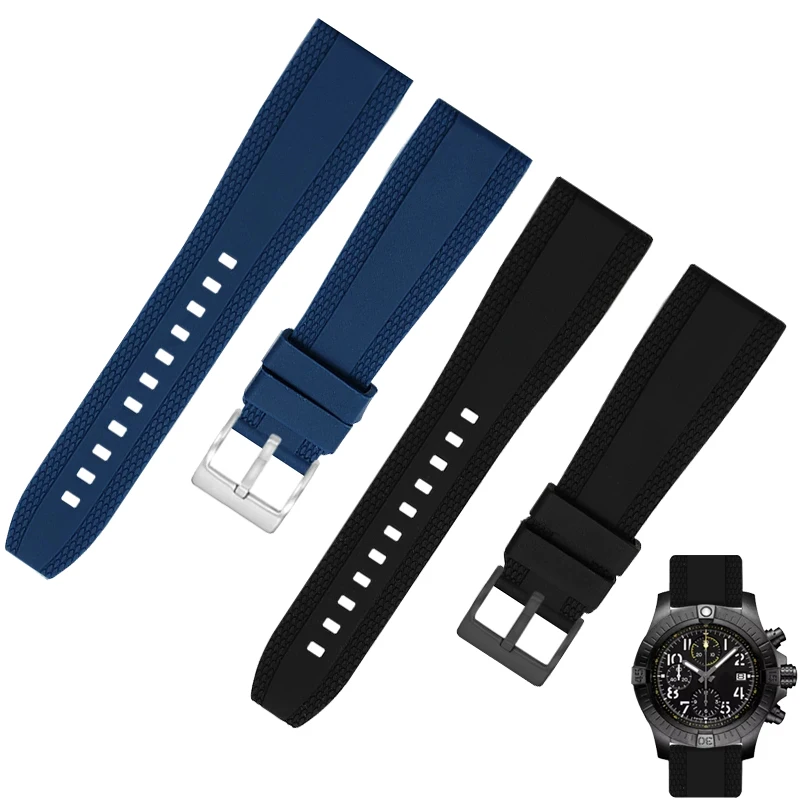 pulseira-de-borracha-universal-para-relogios-breitling-superocean-avenger-navitimer-premier-silicone-20mm-22mm-para-relogios-seiko
