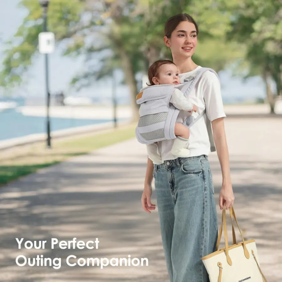 Convenient Travel Backpack with Baby Back Straps Baby Activity Supplies Newborn Kangaroo Backpack Straps