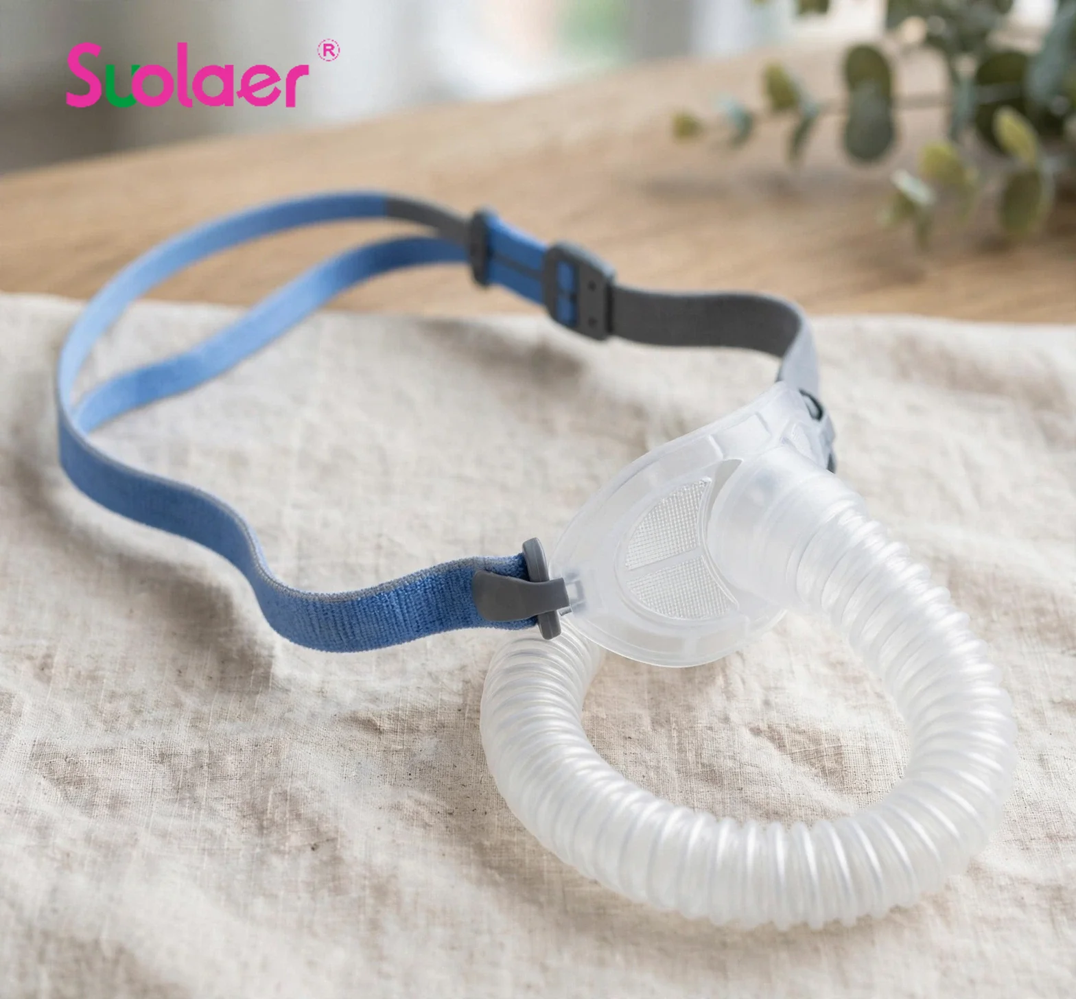 AirFit P10 Frame System Replacement with Headgear and Short Tube Compatible with P10 Nasal Pillow mask for Sleep Apnea Snoring