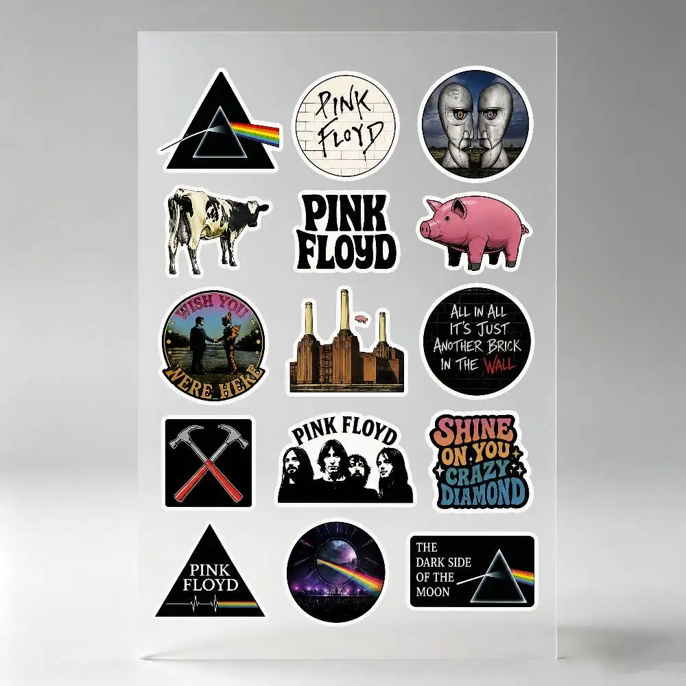 P-Pink F-Floyd Stickers Auto Body Bumper Windows Motorcycle Laptop Walls Vinyl Decal Car Tuning Accessories
