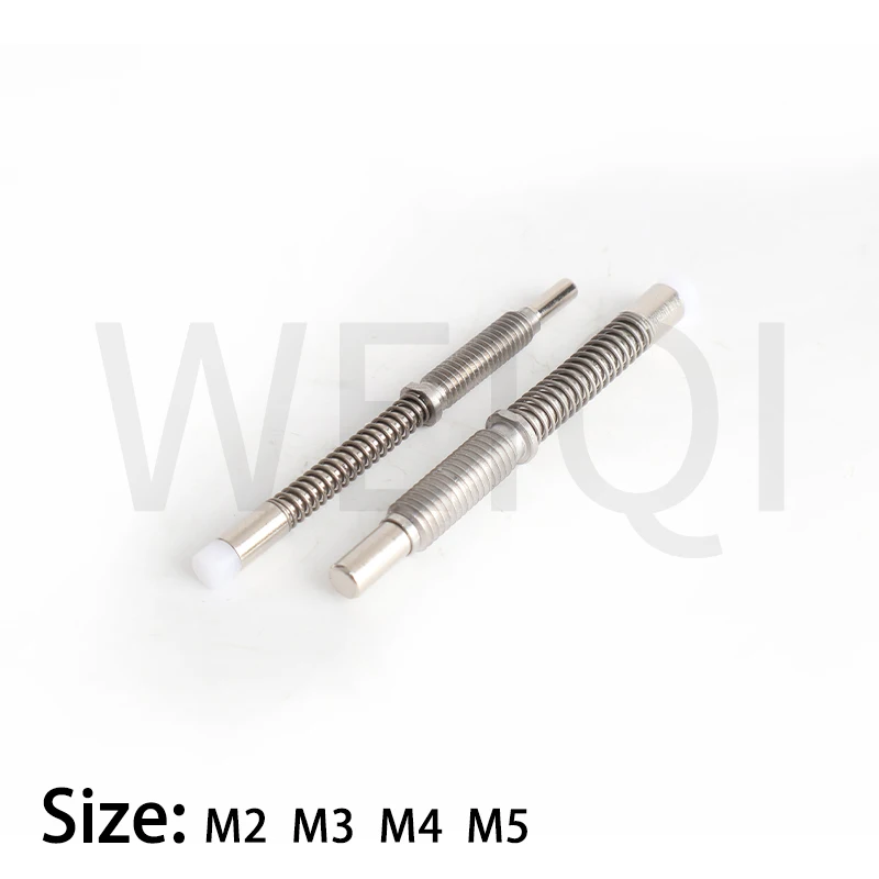 Free Shipping VCN531 Spring Plunger Stainless Steel Retractable Spring Plunger POM Head M2/M3/M4/M5