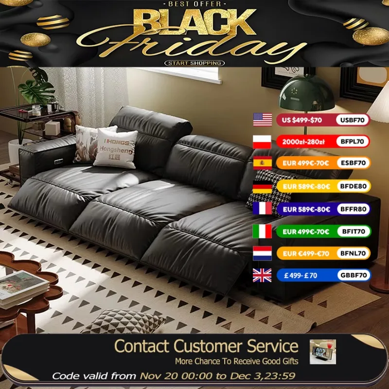 

Microfiber Strong Electric Sofas Full Size Design Luxury Apartments Sofa Living Room Modern Indoor Divano Soggiorno Furniture