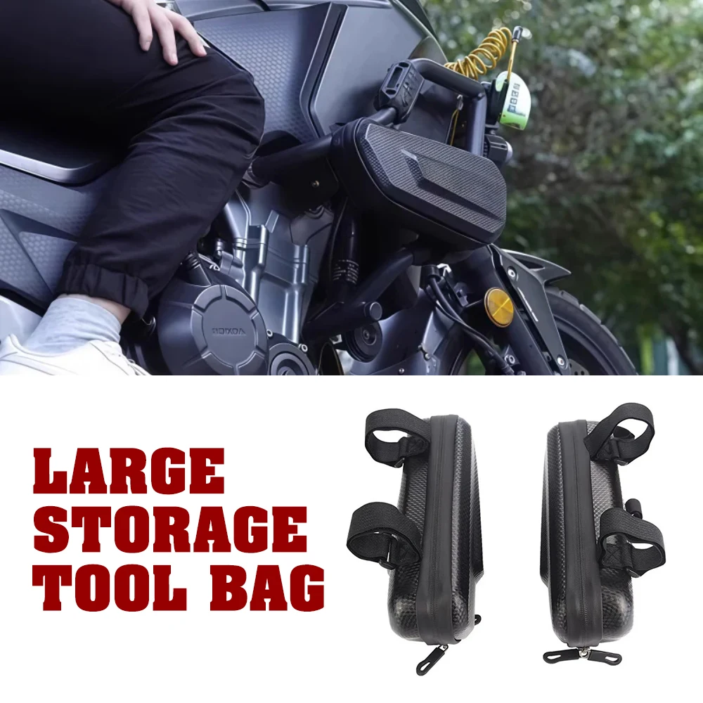Easy To Clean Large Capacity EVA Motorcycle Saddle Bag Tool Bag For Piag gio MP3 Scooter MP3300 MP3500 HPE Sport Custom new