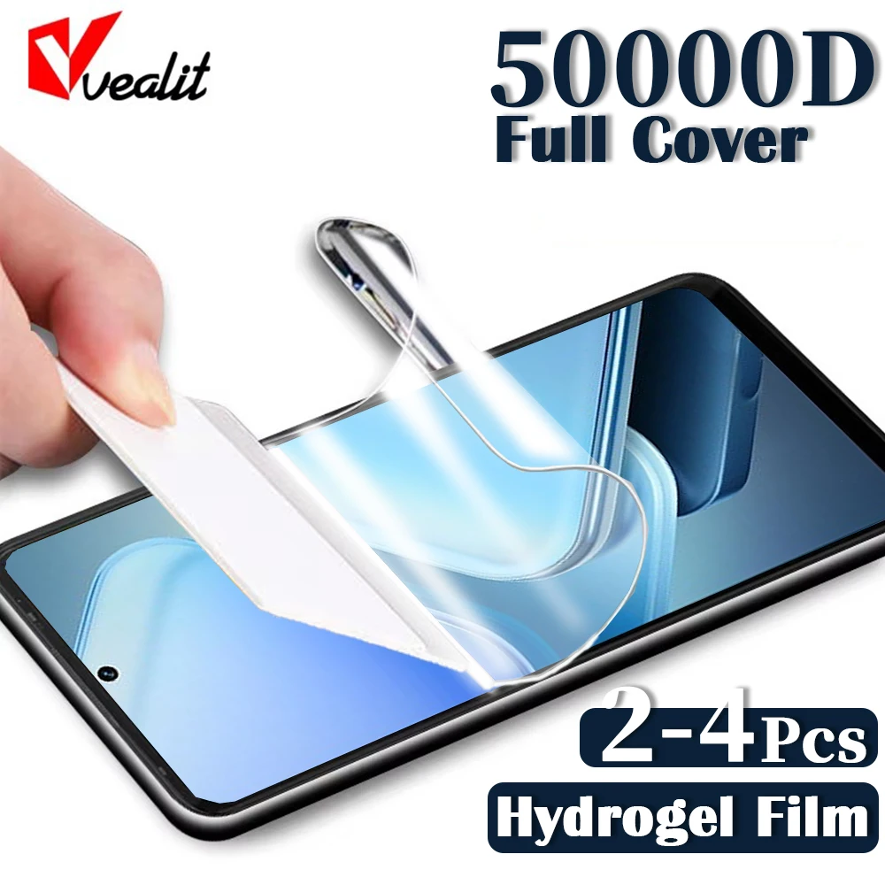 

2-4Pcs Soft Silicone Hydrogel Film For Vivo iQOO Z9 Turbo Plus Z9X Z8X Z7X Z6X Z5X Screen Protectors For Vivo iQOO 12 11 10 11S