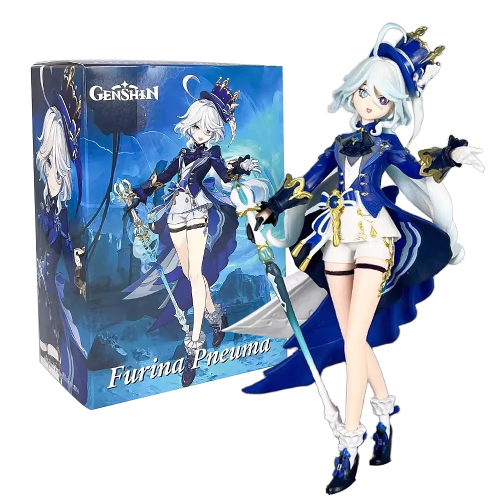 

22cm Genshin Impact Anime Figure Furina De Fontaine Figurine Standing Posture PVC Desktop Ornaments Adult Collectible Model Toys