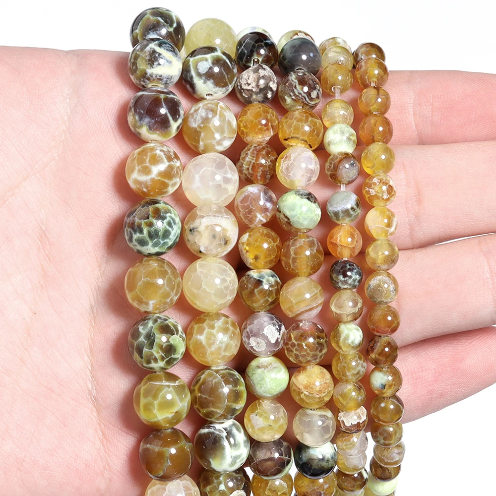 Jewelry Making Gemstones - 1 خيط/مجموعة خرز حجر طبيعي من