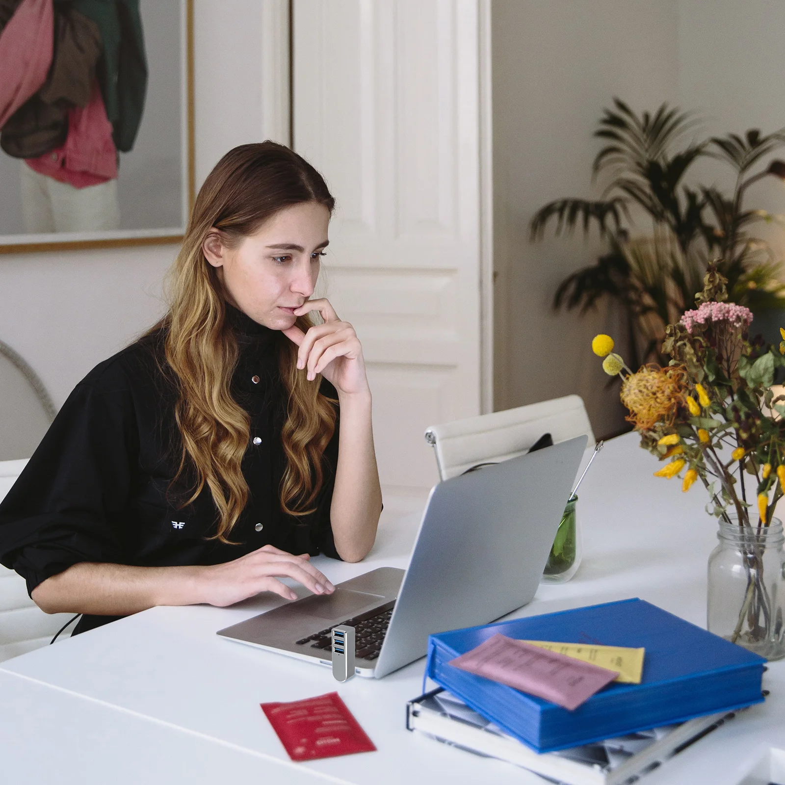 

USB из алюминиевого сплава, 3-портовый поворотный разветвитель USB 3.0 для ноутбука, телефона, держателя док-станции для передачи данных, адаптер-концентратор, многопортовый