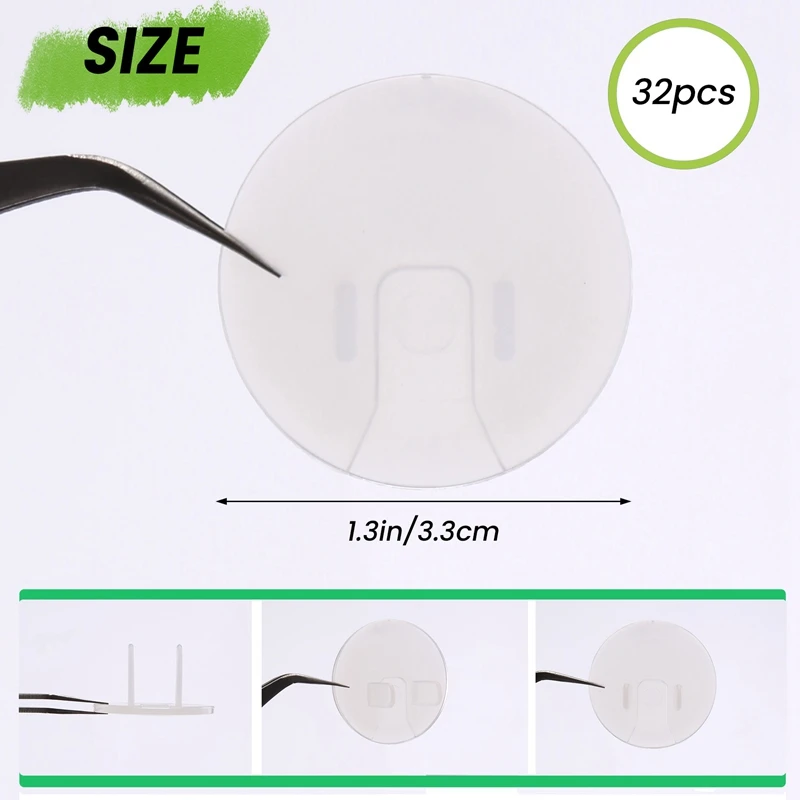 Outlet Plug Covers (32 Pack) Clear Child Proof Electrical Protector Safety Caps