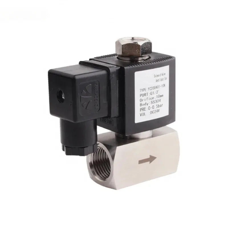 Normally Open Steam Motorized Valve 24v