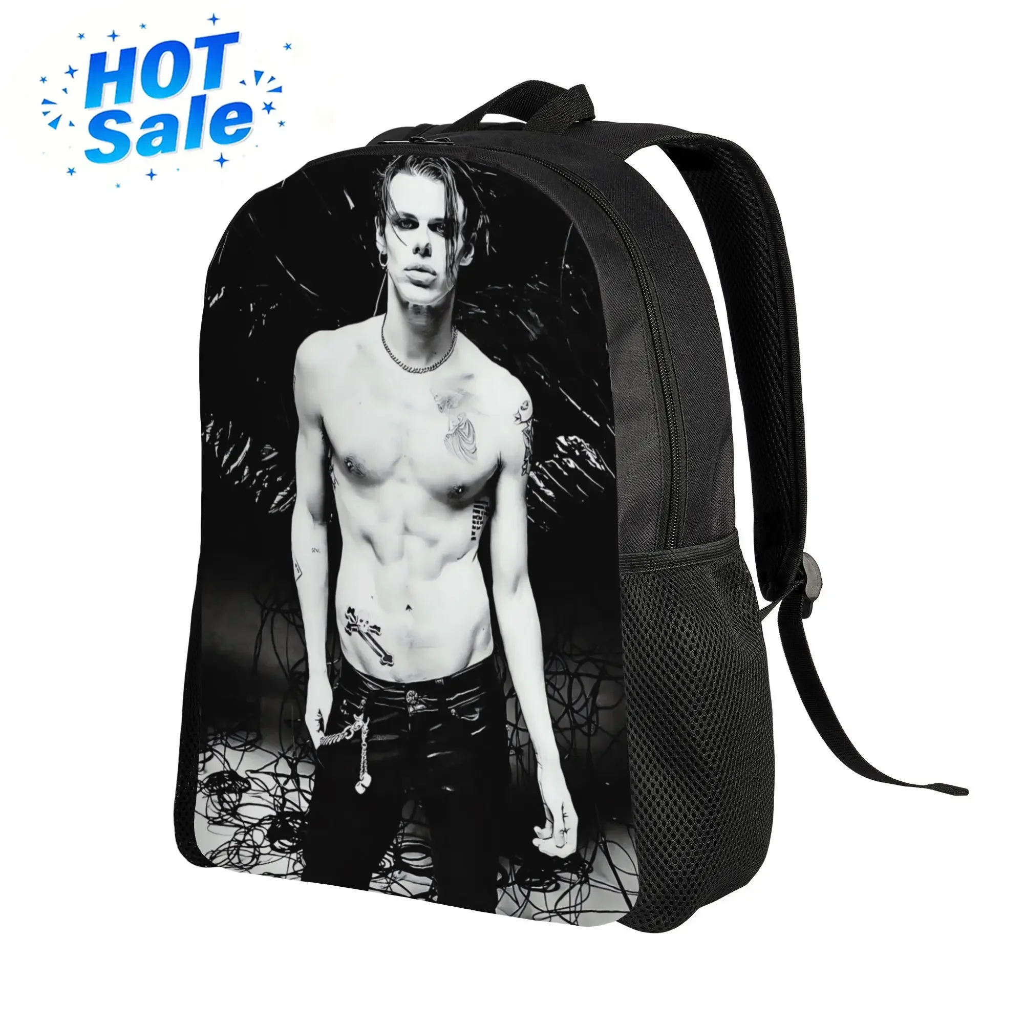Custom Bag Yungblud Lightweight Minimalist Backpack - Single-Layer Compact Bookbag For School, Travel
