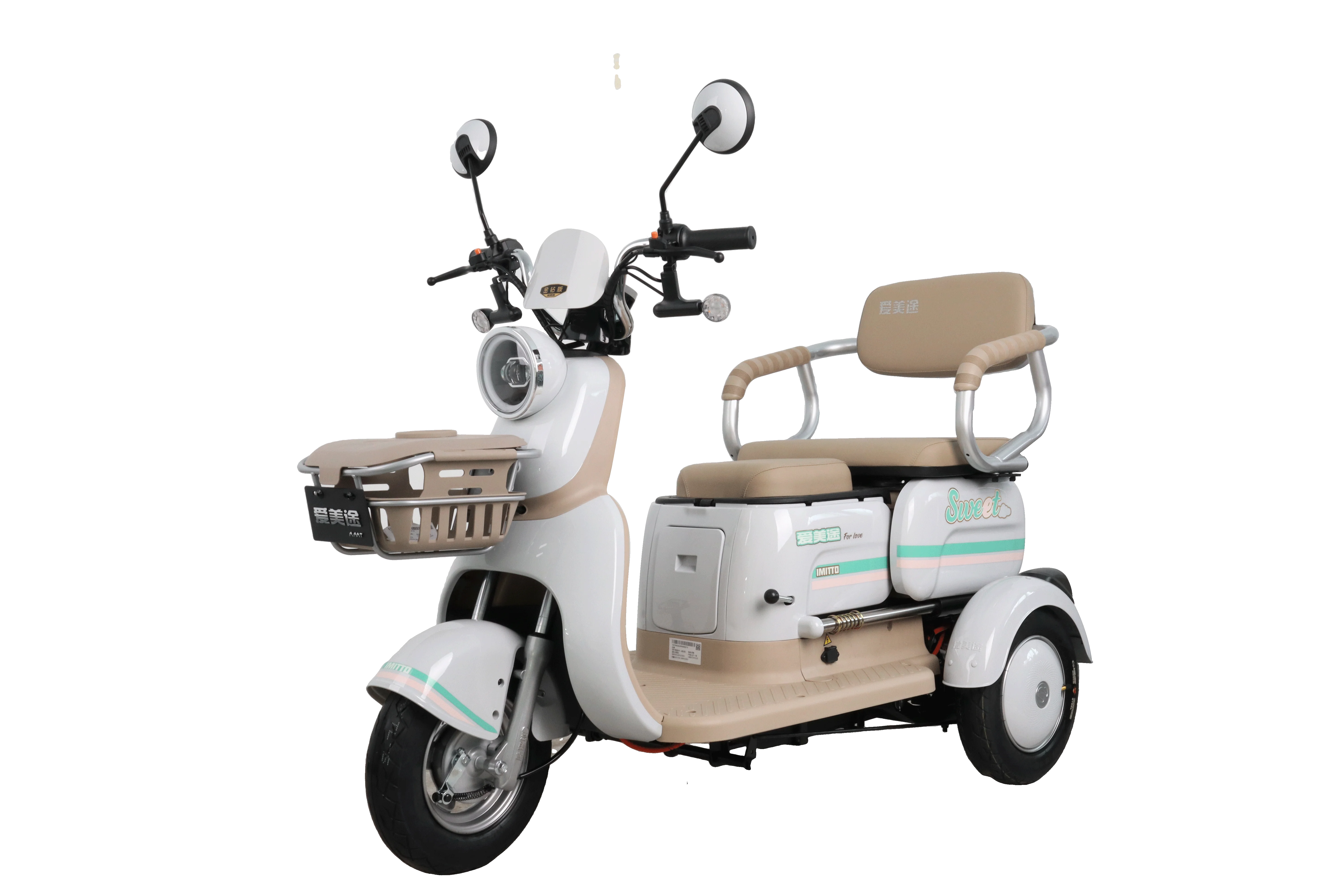 Wholesale 48v High Quality Adults Battery Powered Electric Tricycles 3 Wheel Trike for Sale