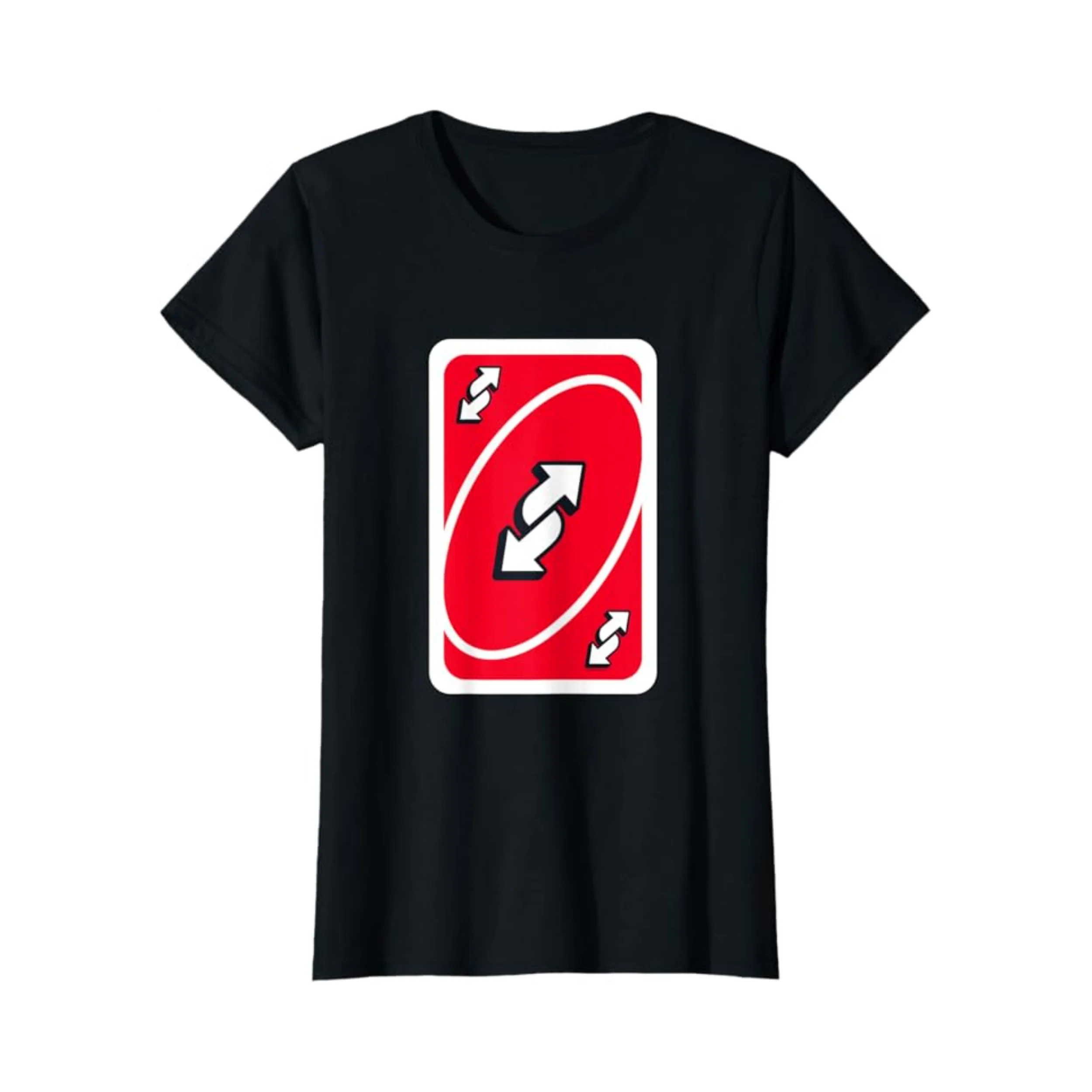 UNO - Red Reverse Card T-Shirt High Quality Novelty Trend Crew Neck 100% Cotton New T-Shirt Short Sleeve Fall Tee Top 01232