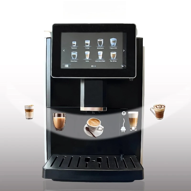 

Electric Espresso Coffee Machines Cappuccino Intelligent Fully-automatic Commercial Espresso Coffee Maker Machine