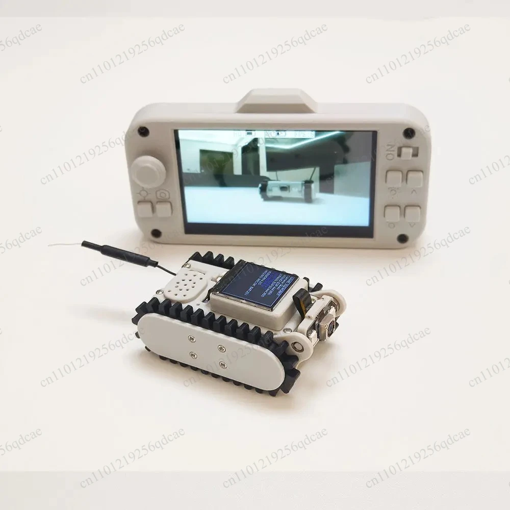 Maker Robot Tracked Intelligent Car WIFI Video Vision Pipeline Inspection Robot
