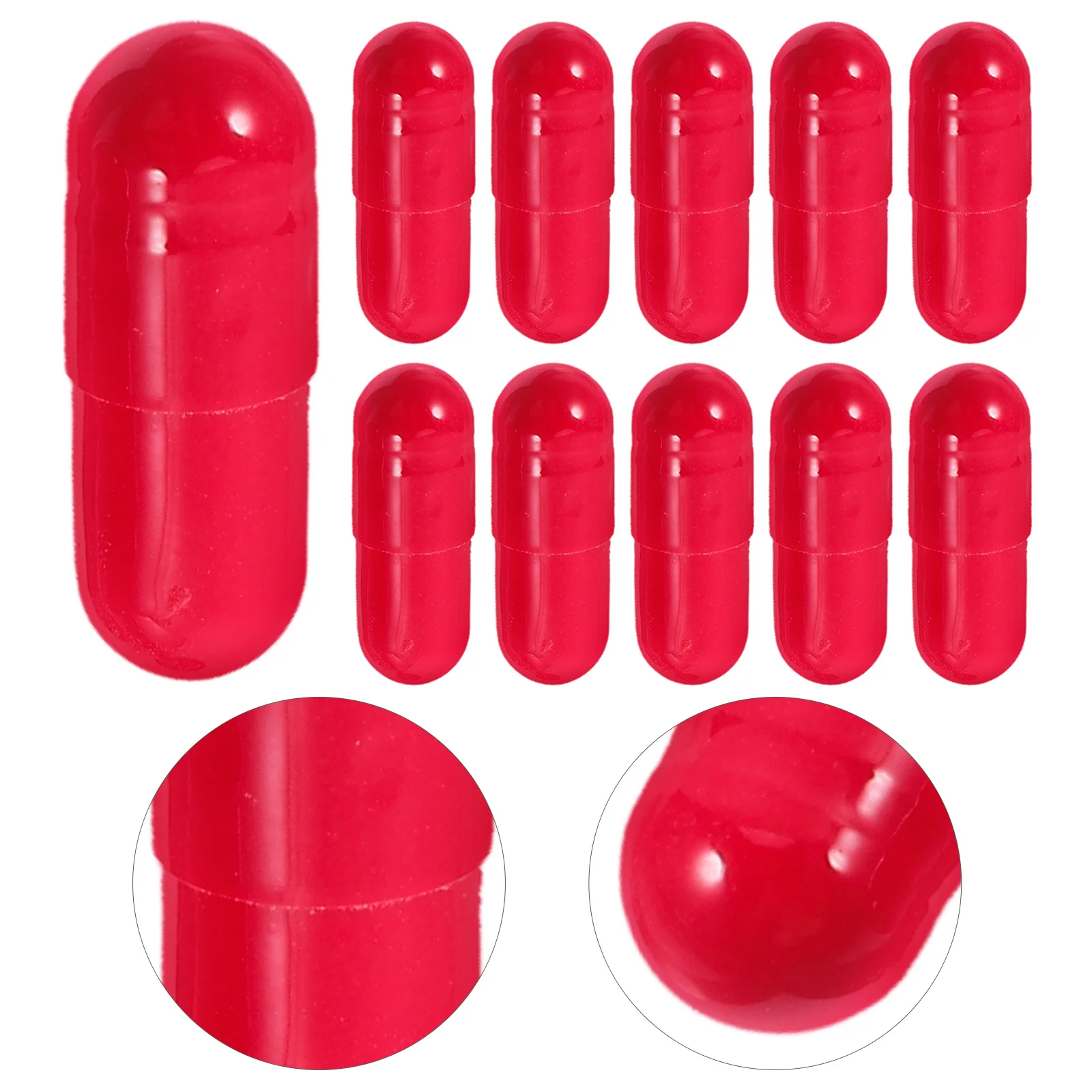 

24Pcs Fake Blood Capsules Realistic Red Makeup Effects for Halloween Party Horror Film Props Fake Blood Capsules