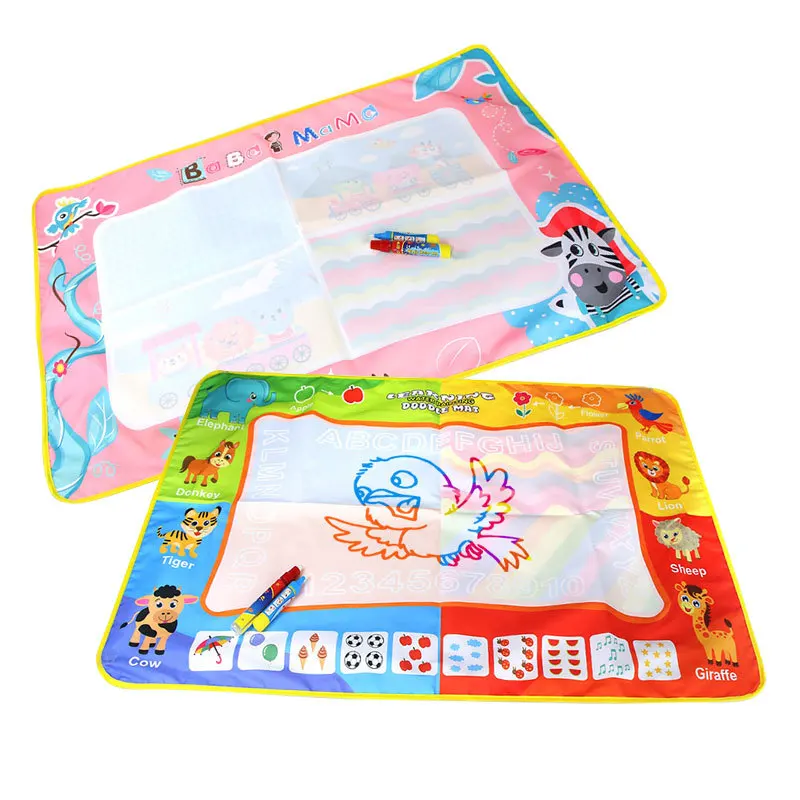 เสื่อวาดรูปน้ำมายากล, เสื่อวาดรูประบายสีด้วยปากกาเมจิกของเล่นแบบมอนเตสซอรี่กระดานวาดภาพของเล่นเพื่อการศึกษาสำหรับเด็ก