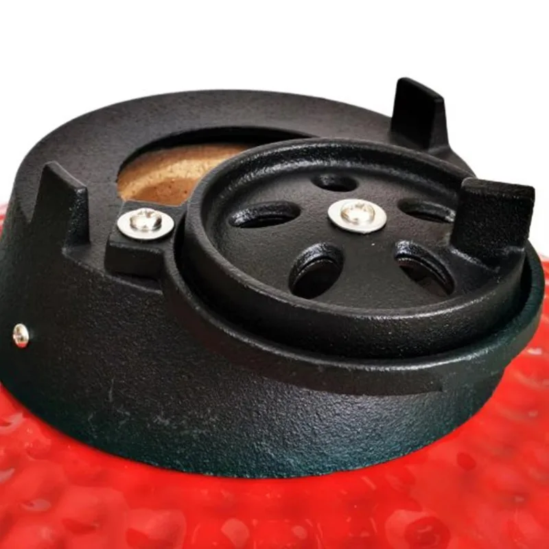 HY-G18 حار بيع 18 بوصة في الهواء الطلق تنوعا عربة الطين فرن عمودي الفحم السيراميك شواء كامادو #2