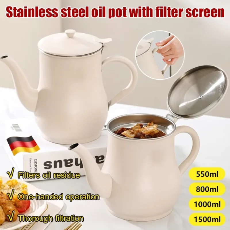 

Бутылка для масла из нержавеющей стали Бутылка для масла Кухня Дополнительная емкость Из нержавеющей стали Дополнительный калибр