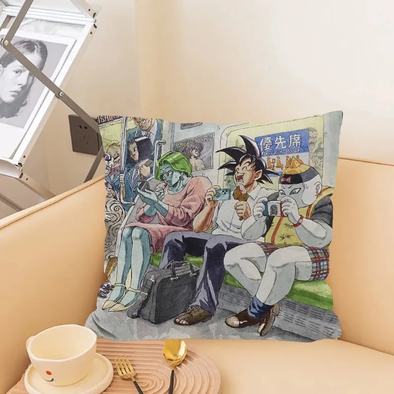 Sofa Luxury Cushion Cover Pillow Cover Pillowcase Decorative Pillowcase D-dragon Ball-l Cushion Covers 45x45 Ornamental