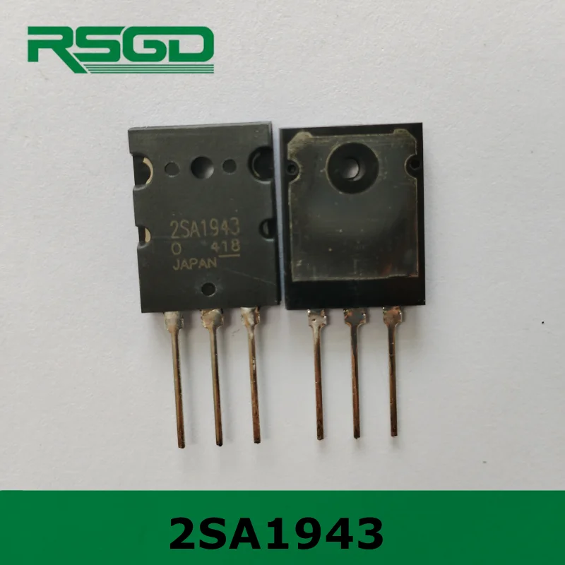 2PCS 2SA1943 2SC5200 A1943 C5200 TO-3P 150W Audio Amplifier Pairing Tube Transistor Original New