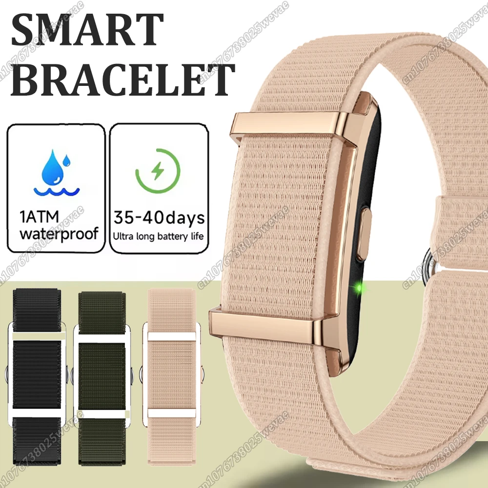 

Новый умный браслет 2026 года: мониторинг пульса и температуры тела, шагомер, фитнес-трекер для мужчин и женщин, электронный браслет